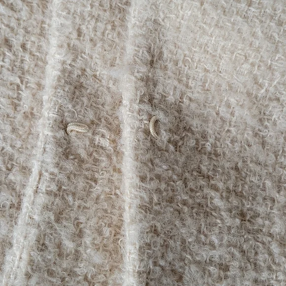 Eileen Fisher Cream Teddy Jacket - Picture 5 of 8